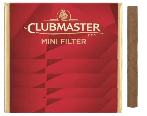 Clubmaster mini filter red – vanilla