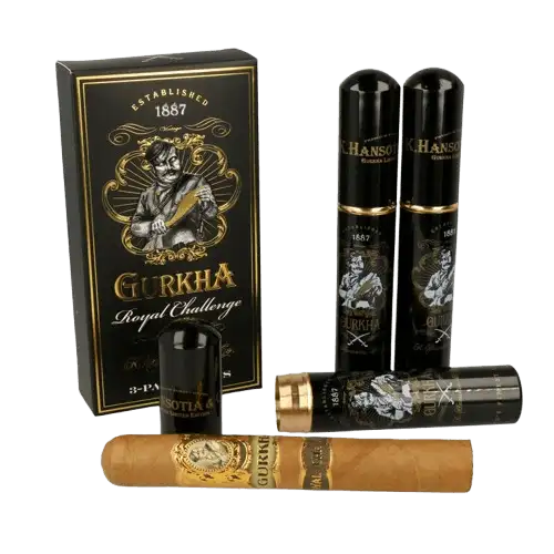 Gurkha Royal Challenge Toro – кутия от 3 пури в тубоси