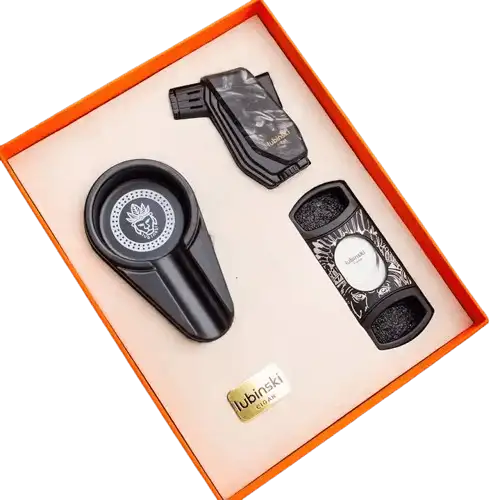 LUBINSKI – 3 in 1 Cigar Set Black