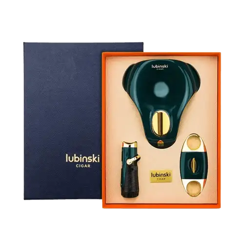 LUBINSKI – Green Color Cigar Set