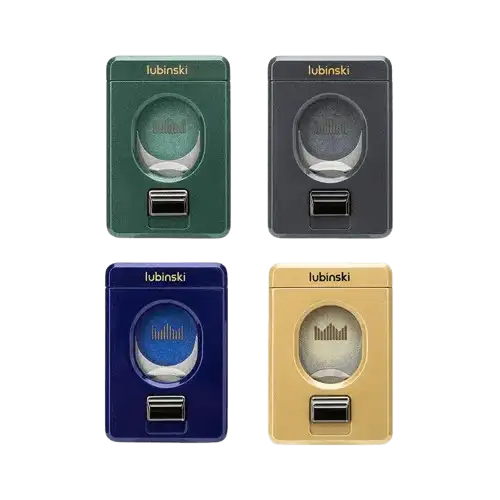 Metal Cigar Cutter Guillotine Sharp Double Blades